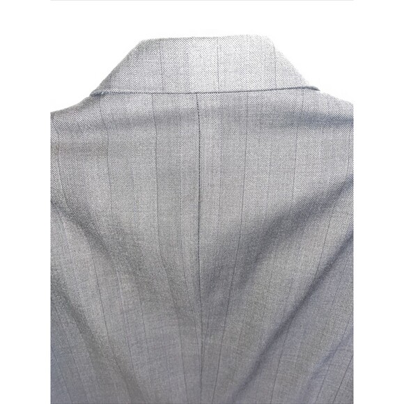 Haggar Imperial Suit Jacket Men’s Size 40R Gray 6 Button Double Breasted - Picture 9 of 12
